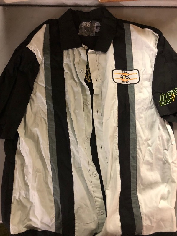 lot 85 image: Two AC  DC Bowling Style Shirts