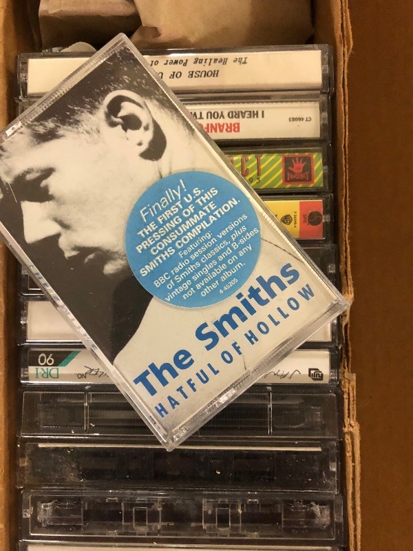 lot 86 image: 3 Boxes of Tapes - Cassettes - The Smiths - New Jack City - Echo and the Bunnymen