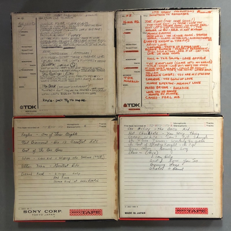 lot 94 image: Lot of 11 Reel to Reel Tapes - Funk & Disco