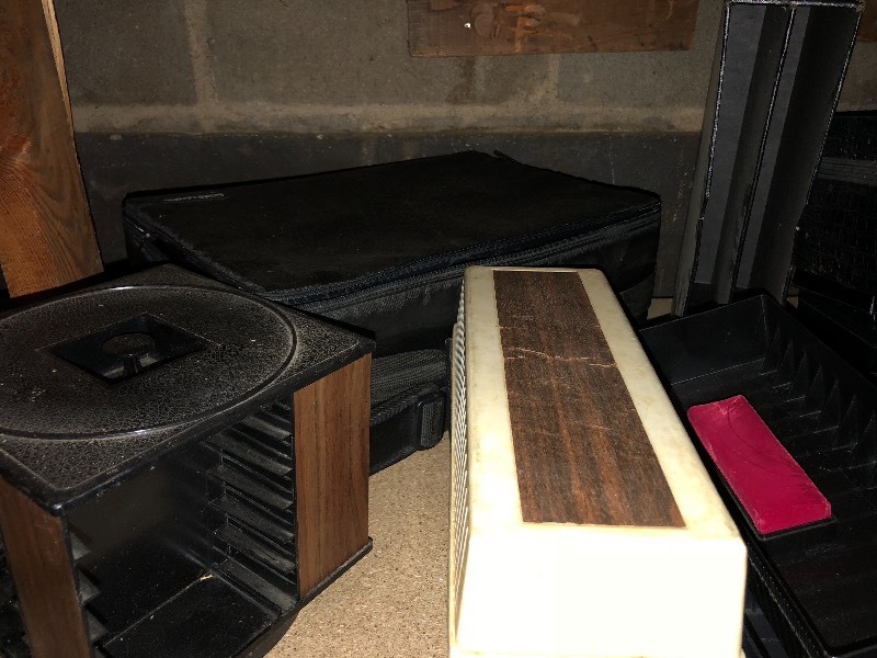 lot 119 image: Lot of Cases and Media Holders - Cases for Tapes, CDs, and 8 Tracks - SEE IMAGES