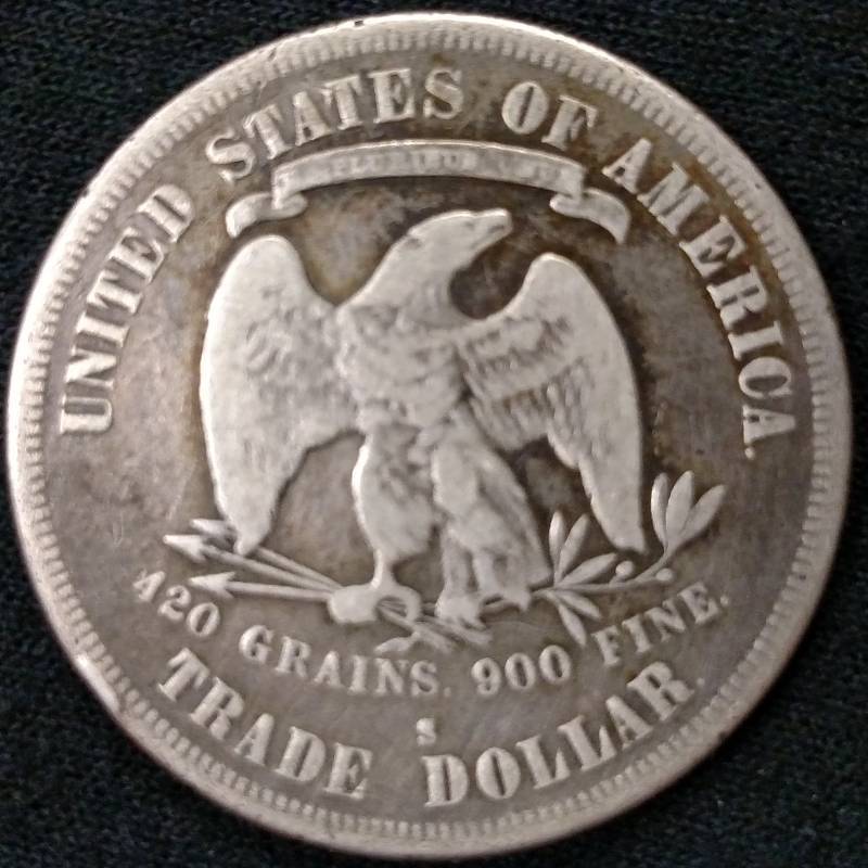 1878 S Silver Trade Dollar .90 Silv...