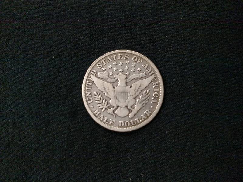 1898 Barber Silver Half Dollar...