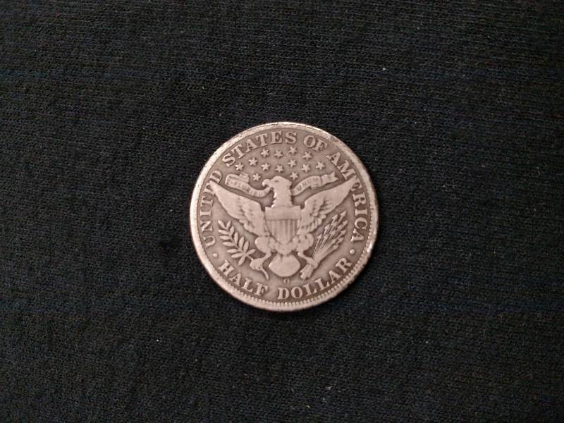 1907 O Barber Silver Half Dollar...