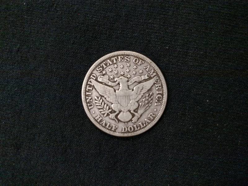 1907 S Barber Silver Half Dollar...