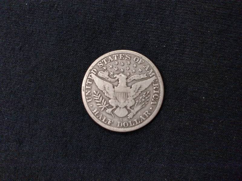 1912 S Barber Silver Half Dollar...