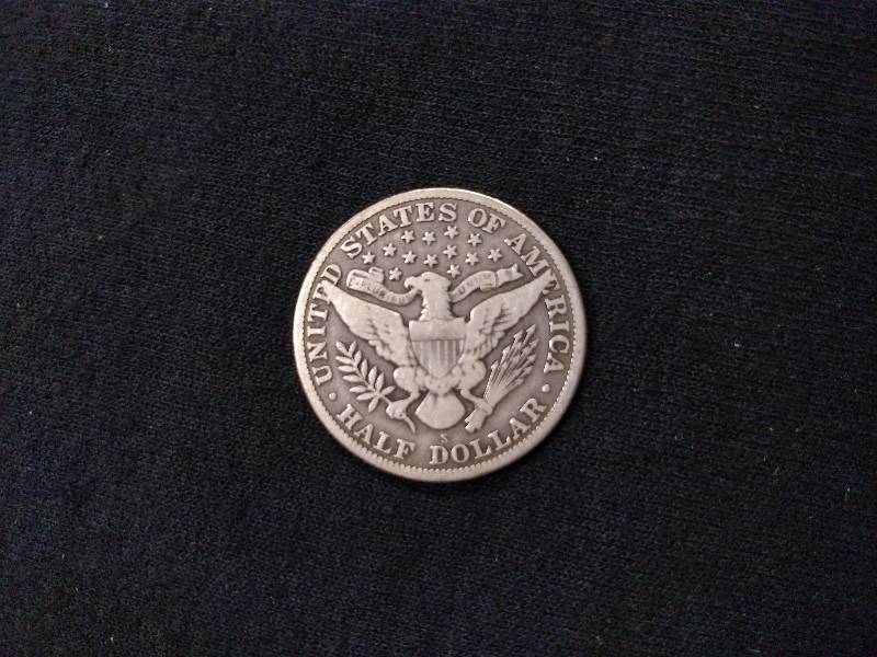 1915 S Barber Silver Half Dollar...