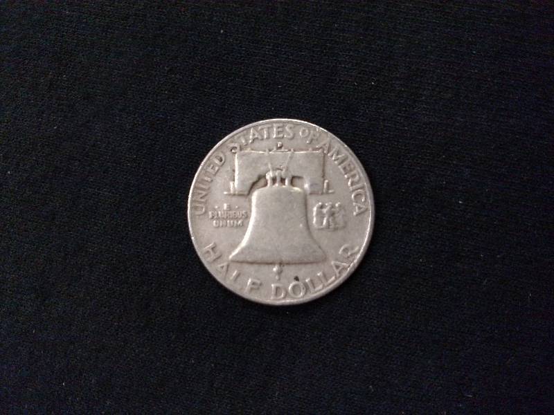 1954 D Franklin Silver Half Dollar...