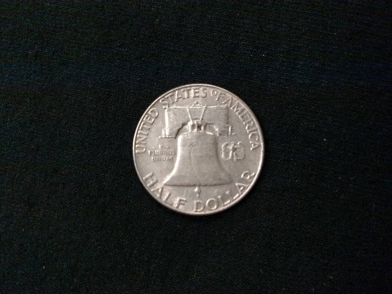 1962 D Franklin Silver Half Dollar...
