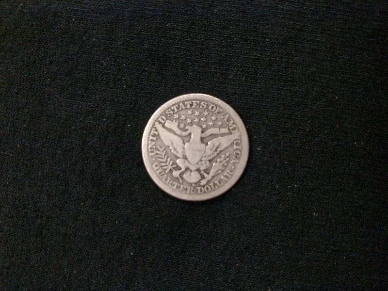 1916 D Barber Silver Quarter...