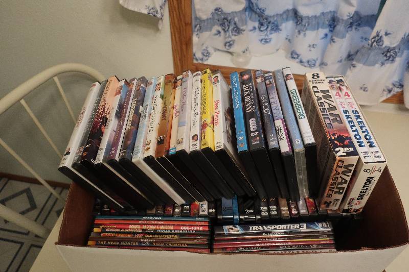 lot 58 image: Box of DVDs