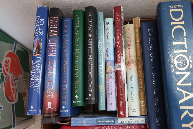 lot 148 image: Box of hardcover books