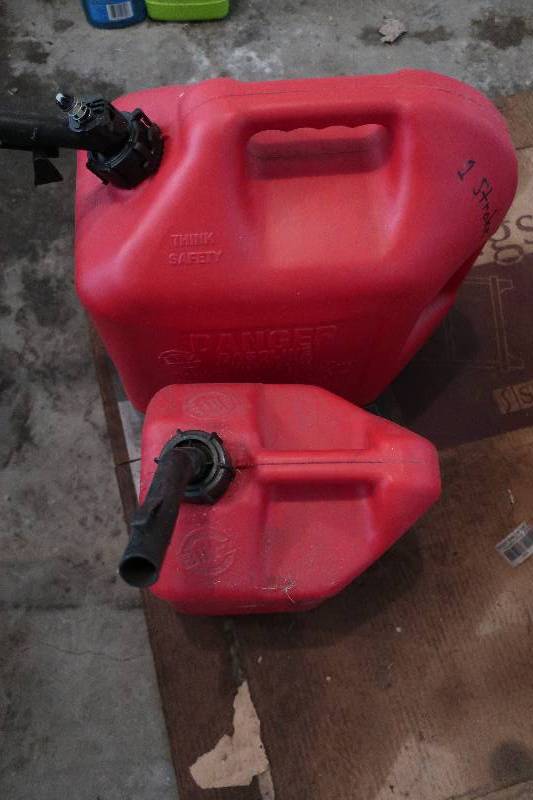 lot 185 image: Two gas cans