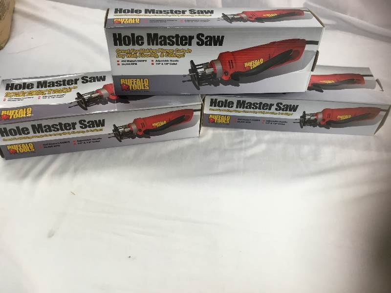 New Lot of 3 Buffalo Hole Saw