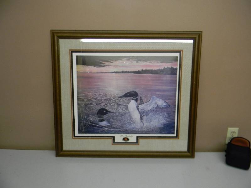 lot 15 image: THE COURTSHIP BY LlOYD HOVLAND - SIGNED 30 OF 850 - PROFESSIONALLY FRAMED - APPROX 33 BY 30 - SEE PICTURES