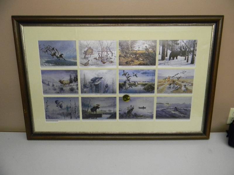 lot 17 image: LES KOUBA, ARTIST PROOF 12 PICTURES IN THE SERIES - SIGNED,BEST WISHES FROM THE ARTIST LES KOUBA - AWESOME PIECE - APPROX 43 BY 28 - PROFESSIONALLY FRAMED - SEE PICTURES