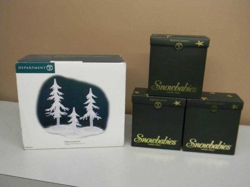 lot 29 image: DEPARTMENT 56 SNOWBABIES COLLECTION - SEE PICTURES