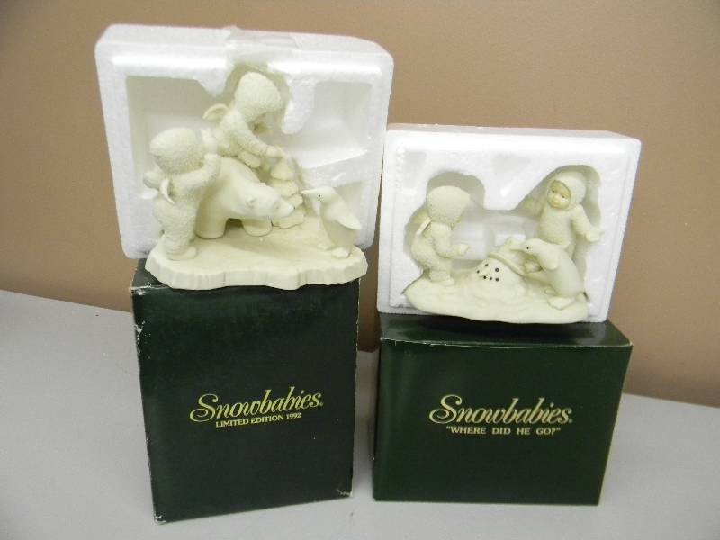 lot 31 image: DEPARTMENT 56 SNOWBABIES COLLECTION - SEE PICTURES