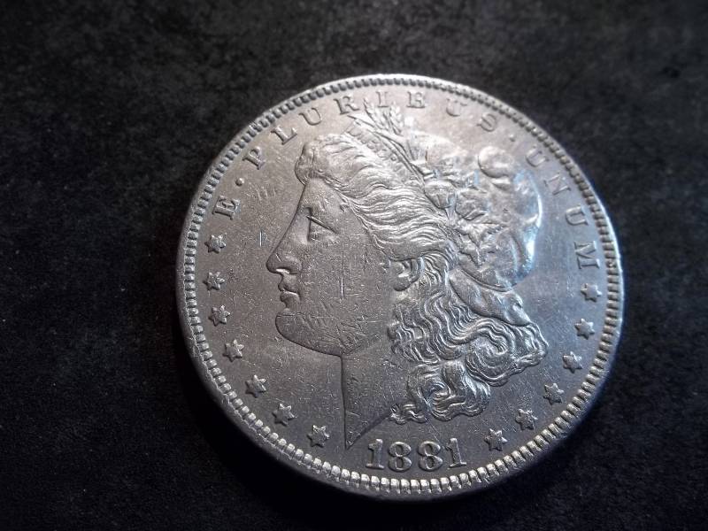 1881 O Morgan Silver Dollar