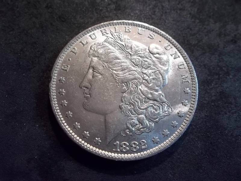 1882 O Morgan Silver Dollar