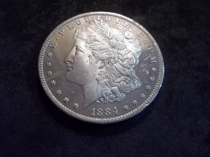 1884 O Morgan Silver Dollar