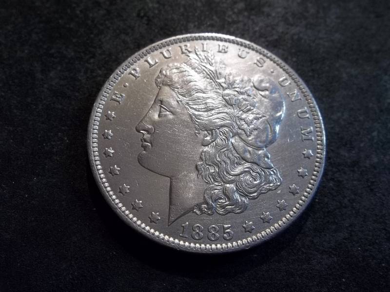 1885 O Morgan Silver Dollar