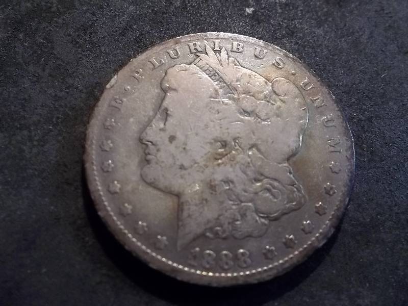 1888 O Morgan Silver Dollar