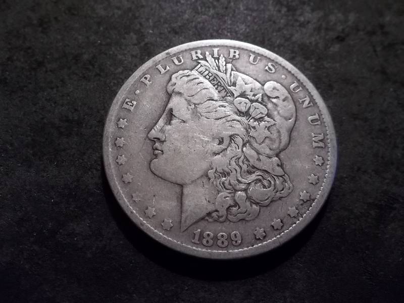 1889 O Morgan Silver Dollar
