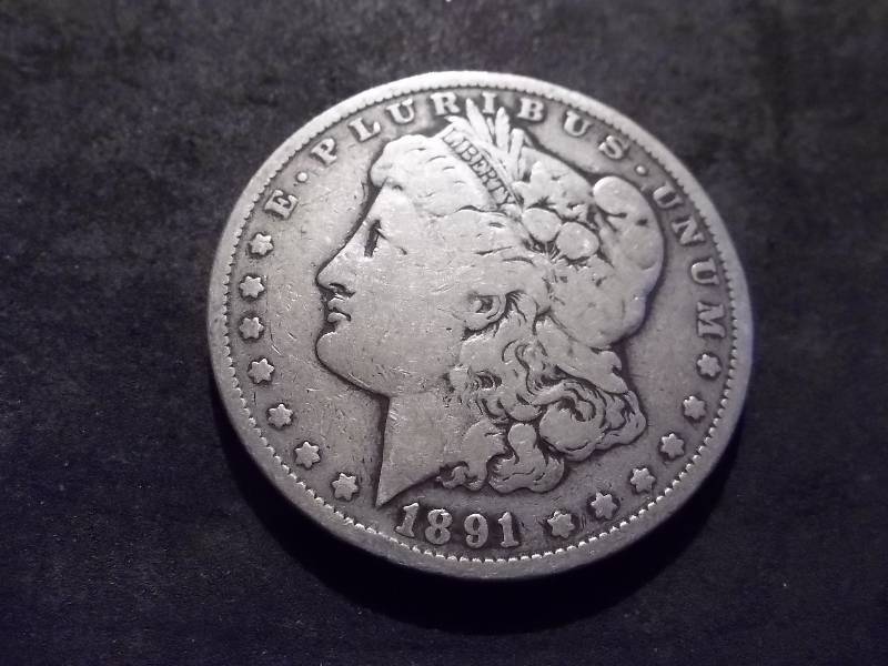 1891  Morgan Silver Dollar