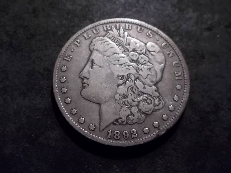 1892 O Morgan Silver Dollar