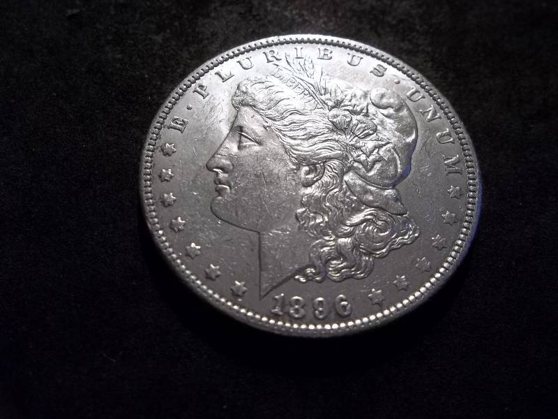 1896 O Morgan Silver Dollar