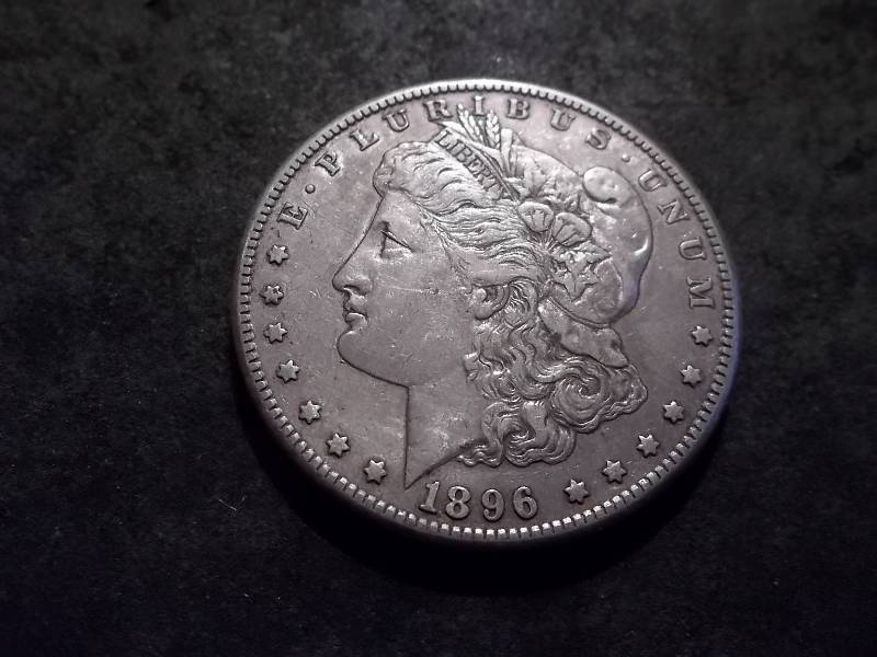 1896 S Morgan Silver Dollar