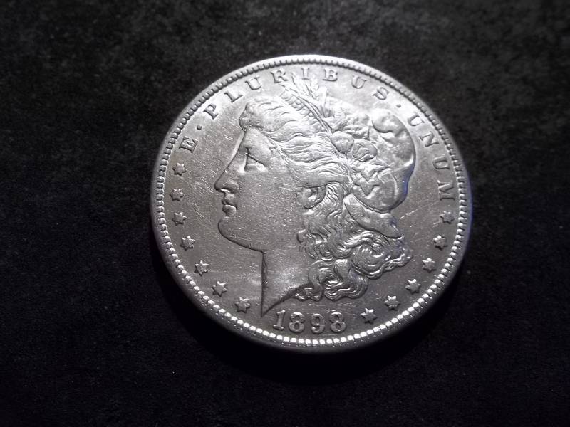 1898 S Morgan Silver Dollar