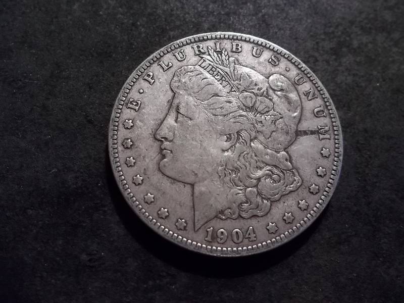 1904 O  Morgan Silver Dollar