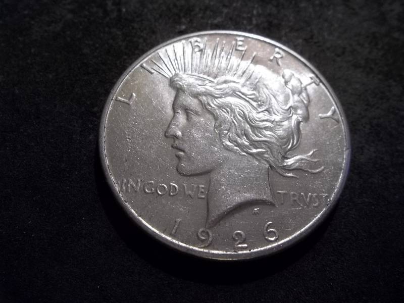 1926 S Silver Peace Dollar