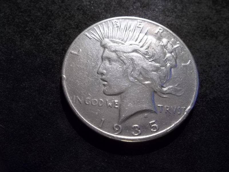 1935 Peace Silver Dollar