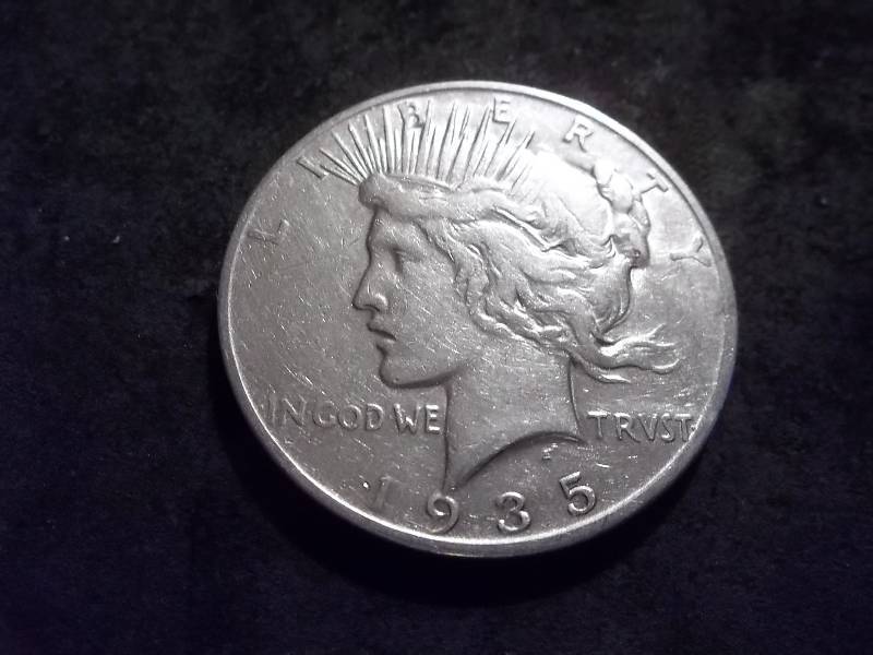 1935 S Peace Silver Dollar
