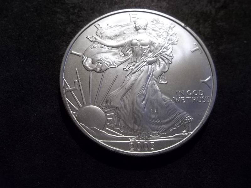 2003 US Silver Eagle One OZ. .999 Fine