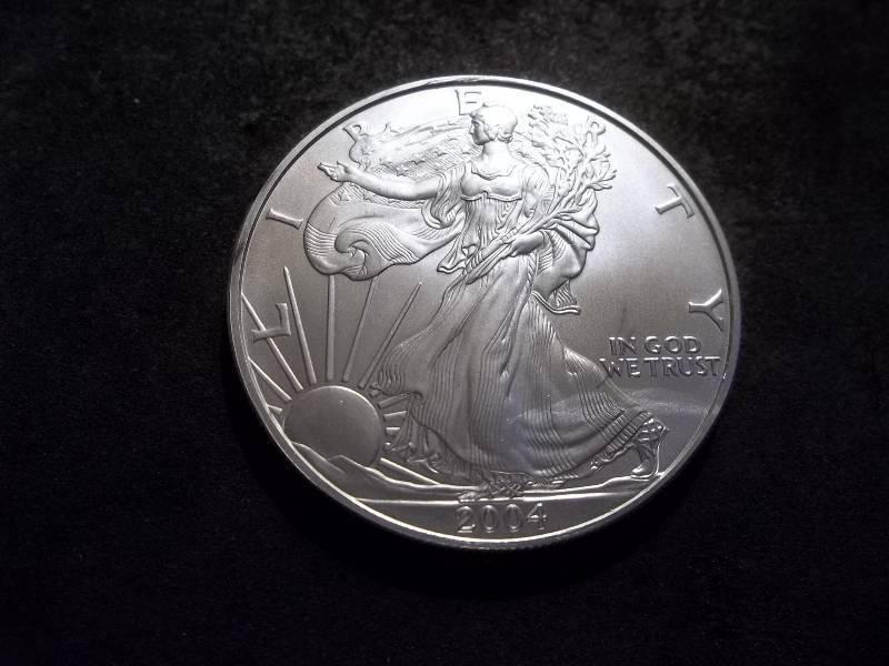 2004 US Silver Eagle One OZ. .999 Fine