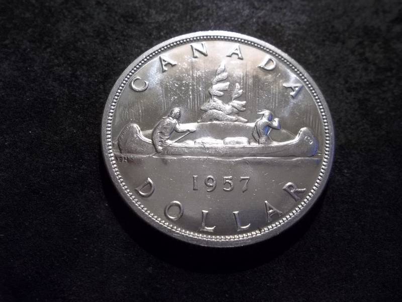1957 Canadian Silver Dollar