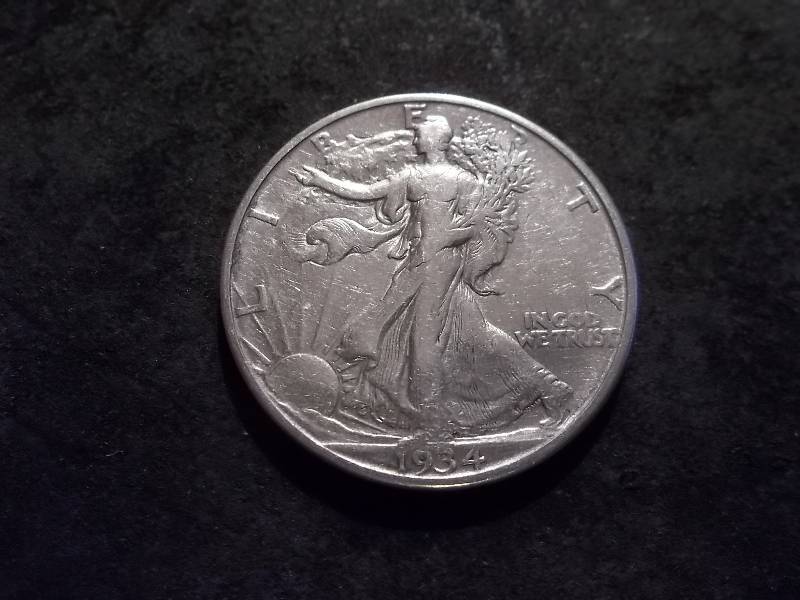 1934 D Walker Half Dollar