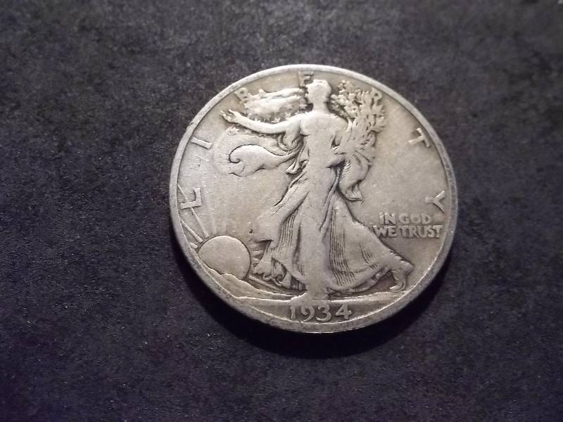 1934 S Walker Half Dollar