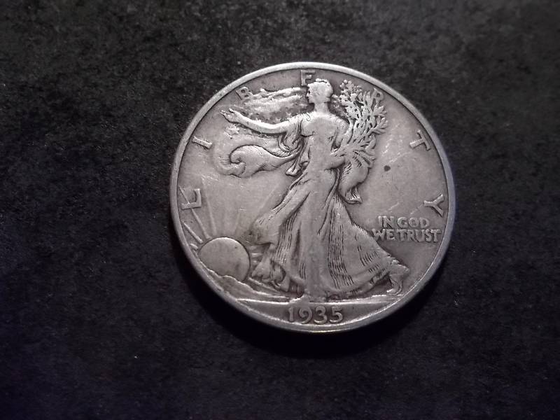 1935 S Walker Half Dollar