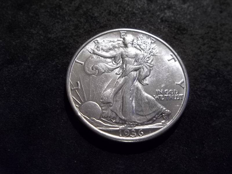 1936 D Walker Half Dollar