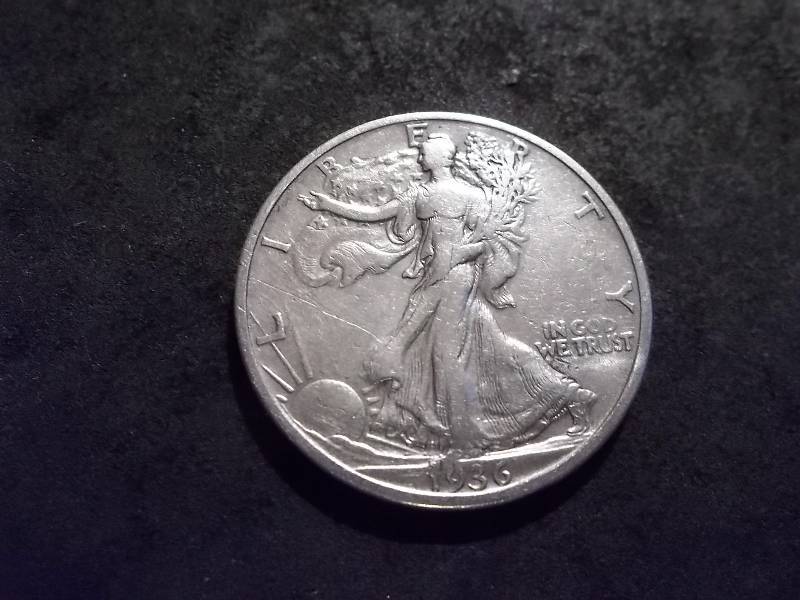 1936 S Walker Half Dollar