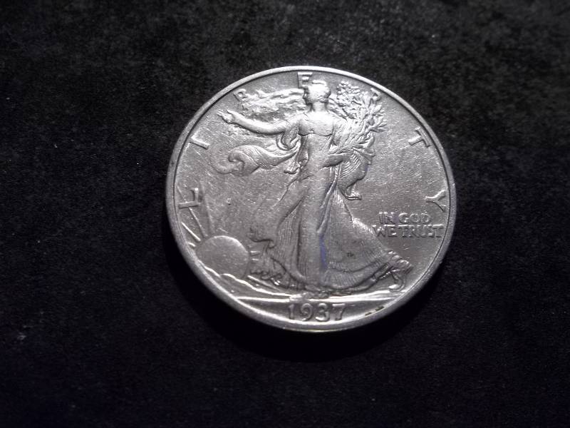 1937 S Walker Half Dollar