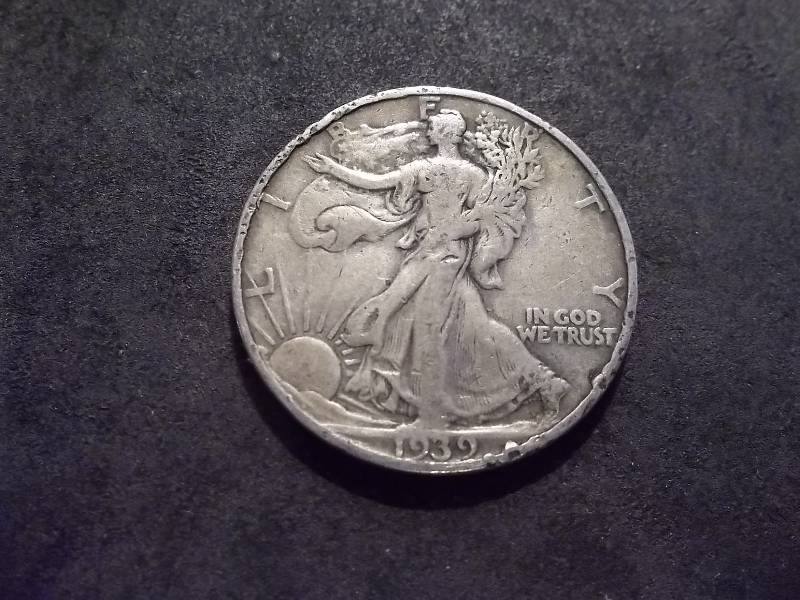 1939 S Walker Half Dollar