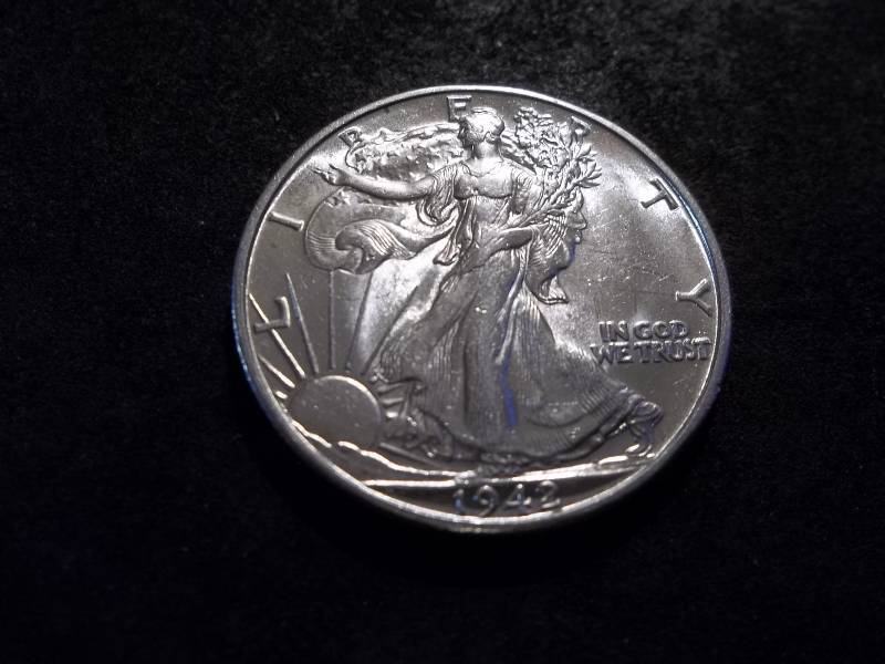 1942 D Walker Half Dollar