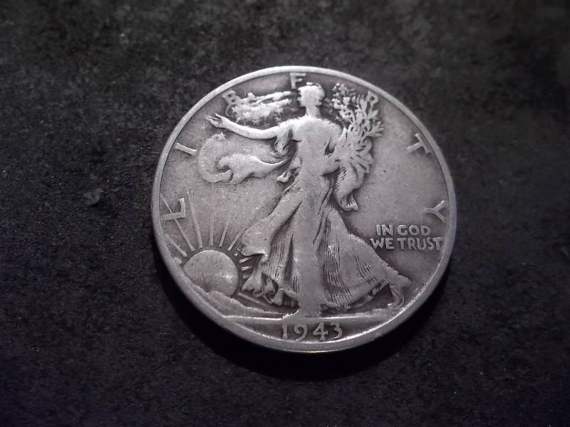 1943 S  Walker Half Dollar