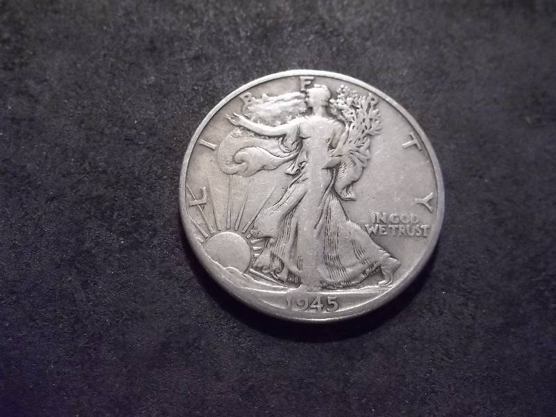 1945 D  Walker Half Dollar