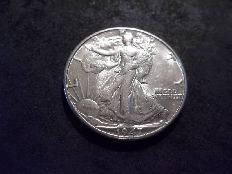 1947 D  Walker Half Dollar